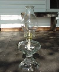 31flKxXz62L Authentic Amish Country Collectible Glass Oil/kerosene Lamp/lantern. A Wider Wick Means More Light. The House Lantern Will Beautifully Complete Your Rustic Country Decor Yet It Is a Necessary and Practical Item to Have on Hand During a Power Outage. Spark Your Romance up a Notch By Setting the Mood with the Glowing Softeness of the Light with It Turned Down Low.