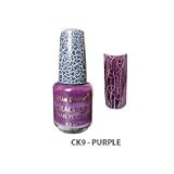 Mia Secret Crackle Nail Polish Purple Color 0.5oz (CK12)