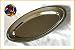 Large Oval 18/10 Stainless Steel Serving Tray