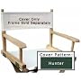Director's Chair Seat Cover - Frame sold Separatel (Hunter Solid)