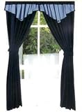 Arizona Blue Curtain Panels with Attached Valance 120x84 Brand New!, Curtains