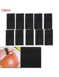Health and Beauty: 10 Pcs Black Elastic Finger Sleeves Basketball Sports Support Wrap - uxcell