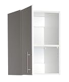 Elite Topper and 1-Door Cabinet - White 16