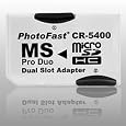 PhotoFast CR-5400 microSDHC�Ή� PRO Duo�ϊ��A�_�v�^�[ PhotoFast