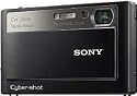 Sony Cyber-shot DSC-T20 Digitalkamera (8 Megapixel, 3-fach opt. Zoom, 2,5" Display, Bildstabilsator) in schwarz