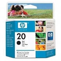 HP 20 Black Ink Cartridge (C6614DN)