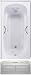 Aquatic AI6636ISL Luxury Santa Cruz Left Drain Model - White
