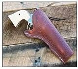 Oklahoma Leather Slim Jim Crossdraw Holster Brl 4 3/4'' To 5 1/2''