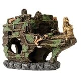 Design Elements Sunken Ship Bow w/Mermaid Aq. Ornament 7.5in.x 3.5in. x 5.5in.