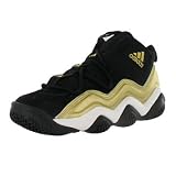 ADIDAS MENS TOP 10 TEN 2000 BASKETBALL SHOES BLACK GOLD WHITE SIZE 11