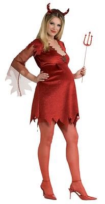 Maternity Devil Lady Sexy Womens Costume Adult Halloween Outfit ? Maternity One Size