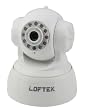 LOFTEK Newest CXS 2200 Wireless/Wired Pan:270°&Tilt:120° Dual Audio Alarm Ip camera,15 Meter Night vision,3.6mm Lens ,67° Viewing Angle,easy installation.White