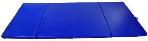 Soozier 4' x 10' x 2" PU Leather Gymnastics Tumbling / Martial Arts Folding Mat - 17 Color Choices!