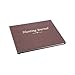 BookFactory Hunting Journal Hunter's Log Book Notebook - 96 Pages, Brown Bonded Leather Cover, Section Sewn Hardbound, 8 7/8'' x 7'' (JOU-096-CCR-XT-HUNT-XTT44)