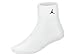 Air Jordan Low Quarter Sock by Jordan Apparel (White-Black)