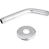 Hansgrohe 27411003 Small Shower Arm and Flange, 6-Inch, Chrome