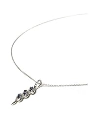 0.54 Carat Genuine Blue Sapphire 925 Sterling Silver Pendant