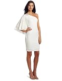Maggy London Womens One Shoulder Dress with Embellishment