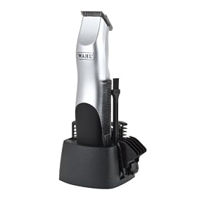 Wahl 9906-2017 Silver Groomsman Battery Hair, Beard and Moustache Trimmer Set