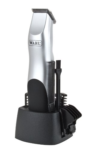 Wahl 9906-2017 Silver Groomsman Battery Hair, Beard and Moustache Trimmer Set
