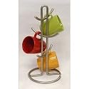 Euro Mug Holder (Satin Nickel) (15.1"H x 6.75"W x 6.75"D)