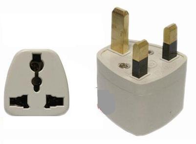 3 pin UK to Universal (US/EU/JAPAN) travel adapter for items bought abroad
