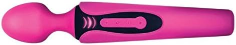 Great Gift - New Silicone 7 Function Rechargeable Premium Body Wand Massager + Includes a Free 2 oz Organic Massage Oil