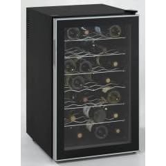 Avanti 28 Bottle Wine Cooler - Black