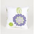 Pillow - Flowers on White Ground