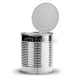 IMAGE OF Wallmonkeys Peel and Stick Wall Decals - Image - Empty Tin on a White Background - 48