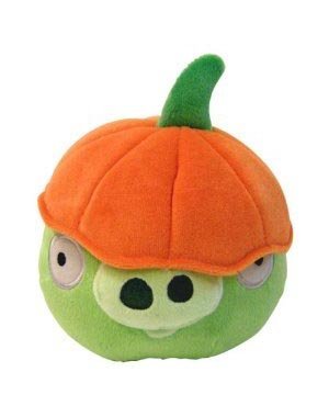 Angry Birds HALLOWEEN 5 Inch MINI Plush Figure Pig with Pumpkin Hat