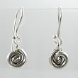 Little Circles of Swirls Dangle Earrings in Sterling Silver, #9480