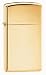 Slim Lighter High Polish Brass without lettering