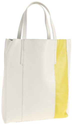 Calvin Klein Pure, Sac shopping - Blanc, Cuir