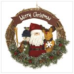 PLUSH FRIENDS XMAS WREATH CHRISTMAS PARTY DECORATIONS