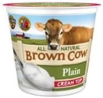 Brown Cow: Plain Whole Milk Yogurt 6 Oz (12 Pack)