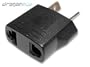 Adapter for Connecting 230V Electrical Device with North American Plug to AU (Australian) Outlet