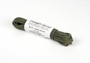 Paracord / Parachute Cord - 750lb Mil-C-5040-H Type IV - 50Ft. Color = Camo Green. This is the actual parachute cord used by the US Military. It is the Best Paracord available to the public and made by a US Government Certified Manufacturer. This Paracord is rated to 750 pounds (beating the average 