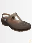 Crocs Women Carlie Mary Jane Espresso Brown Sandals