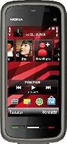 Nokia 5230 Navigation Edition Smartphone (UMTS, Bluetooth, GPS, 2 MP, Ovi Karten) black red