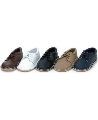 Z: L'Amour BOYS NAVY Lace Up Dress Shoes