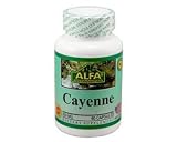 Alfa Vitamins Cayenne 300 mg 60 caps Digestion Antioxidant Circulation