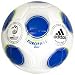 Fu�ball Adidas EURO 08 GR 5 blau/wei� unaufgeblas. L=0: my-fan-page.de