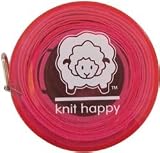 Knit Happy Tape Measure-Pink