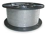 Cable,1/4 In,200 FT,1400 Lb Capacity Dayton 1DLA8