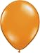 5 Inch Latex Balloons Jewel Mandarin Orange