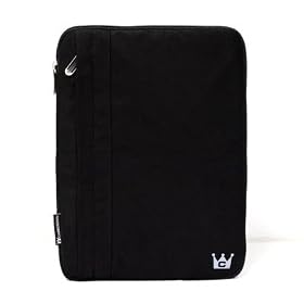 CaseCrown Faux Suede Zip Sleeve Case (Black) to Carry the Apple iPad Wifi / 3G Model 16GB, 32GB, 64GB