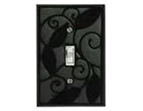 IMAGE OF Metallic Leaves Ceramic Switch Plate / 1 Toggle