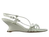 Prada Women's White Summer Wedge Heels