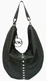 31fn0qFQ8yL. SL160  XOXO Black Hobo Style Studded Purse Hot Vinyl Handbag in Black